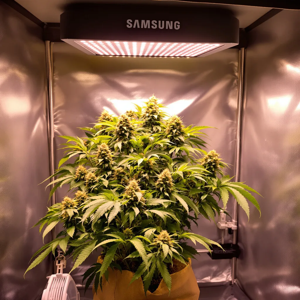 Money Maker cannabis plant in flowering stage, 60-100 cm autoflower