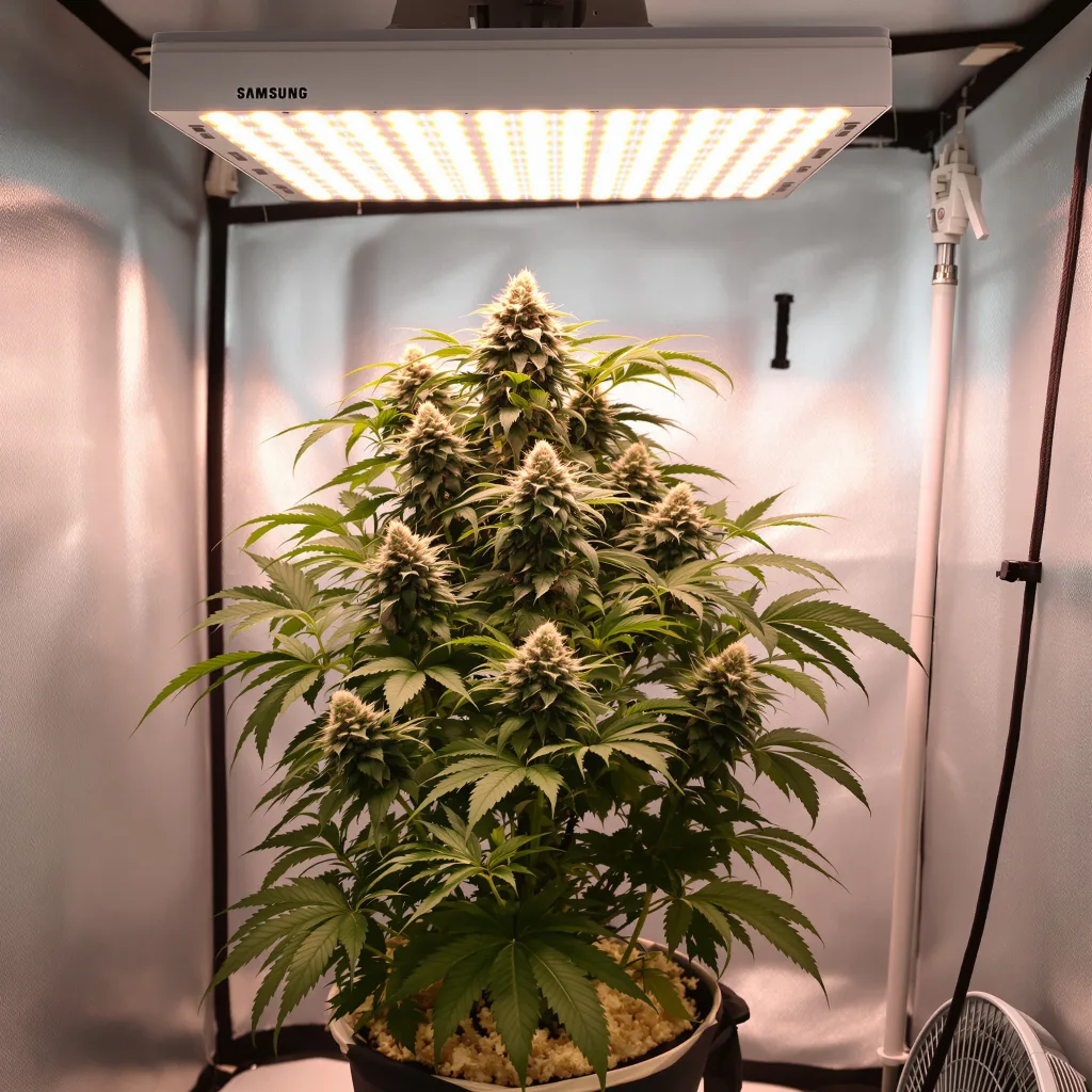 Neptune OG cannabis plant in flowering stage, 60-100 cm autoflower