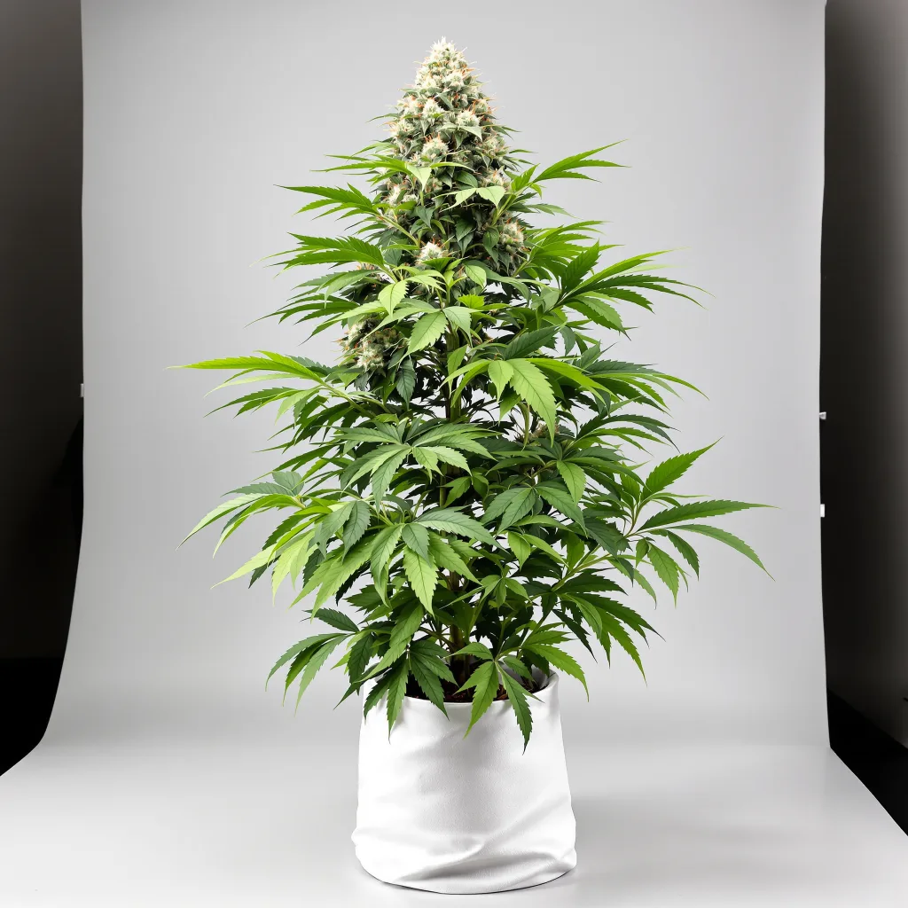 Neptune OG cannabis bud close-up showing dense purple-tinged calyxes