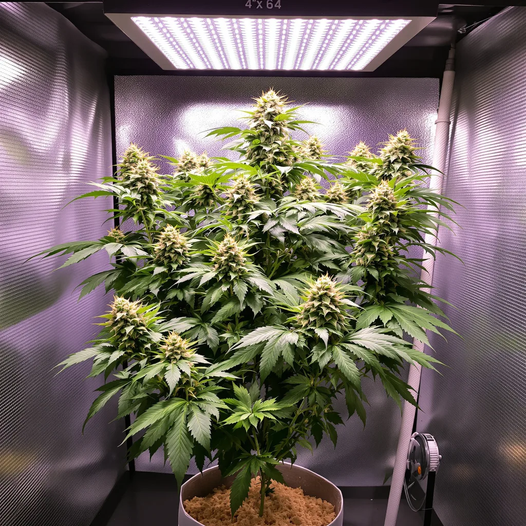 Pakistan Valley Kush cannabis plant in flowering stage, 60-100 cm autoflower