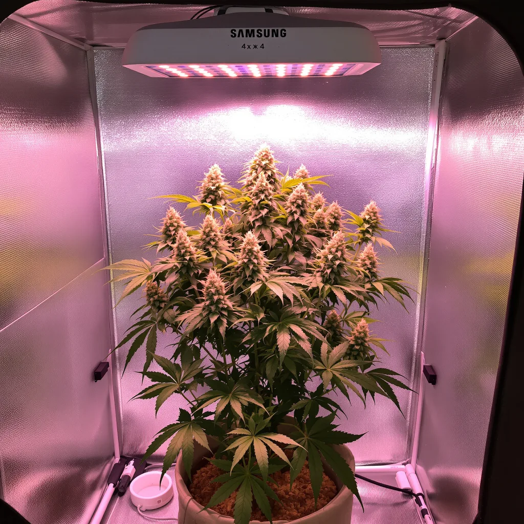 Paris XXX cannabis plant in flowering stage, 60-100 cm autoflower