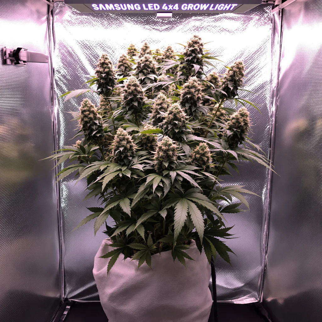 Phantom Cookies cannabis plant in flowering stage, 60-100 cm autoflower