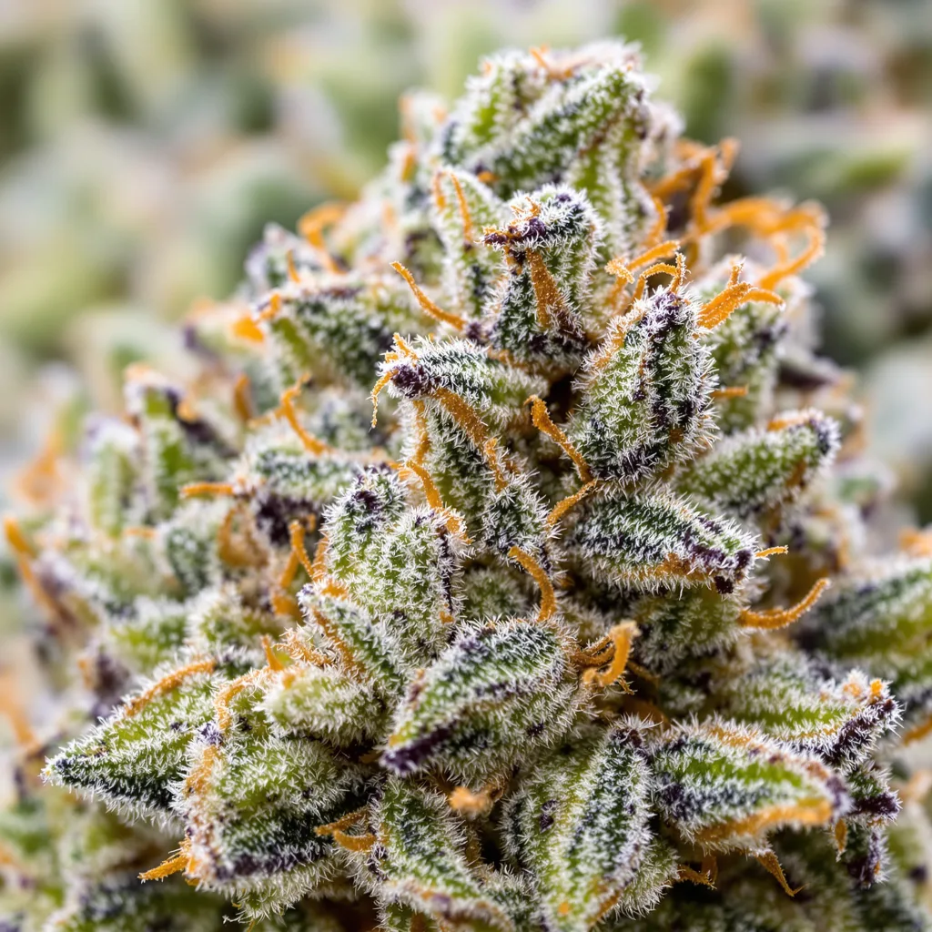 Pineapple Purple Skunk cannabis plant in flowering stage, 120-180 cm feminized