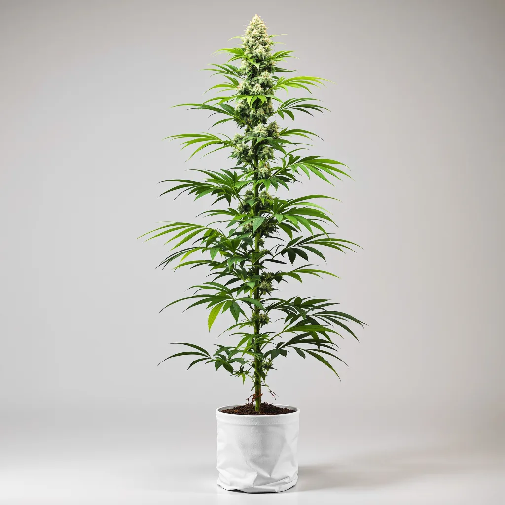 Platinum Wreck 25% indica / 75% sativa flower with visible trichomes