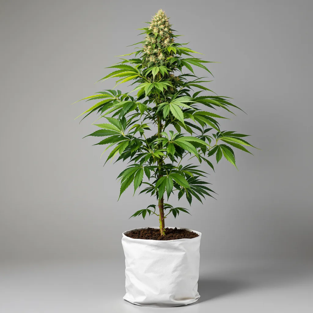 Pokie cannabis bud close-up showing dense purple-tinged calyxes