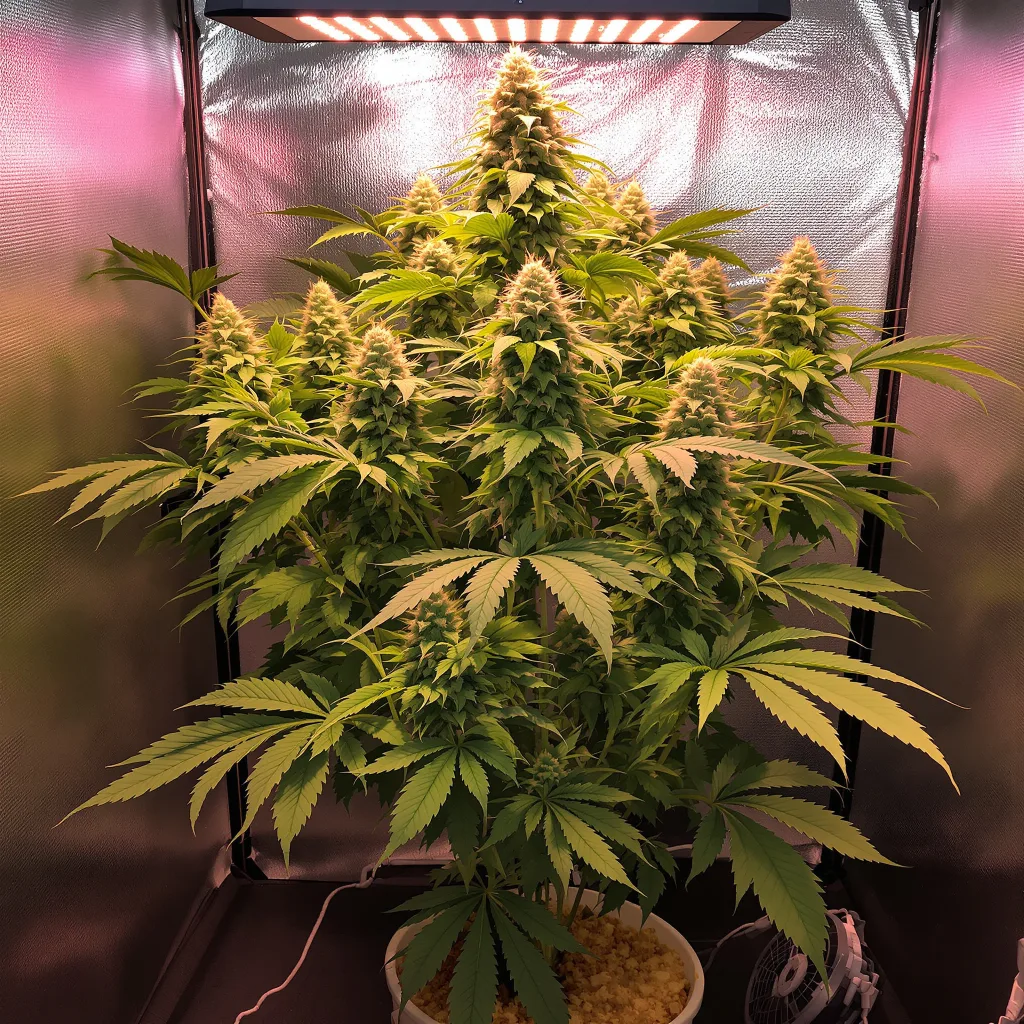 Pure Kush cannabis plant in flowering stage — 90-130 cm feminized