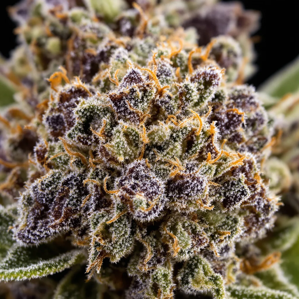 Purple Berry cannabis plant in flowering stage, 90-130 cm feminized
