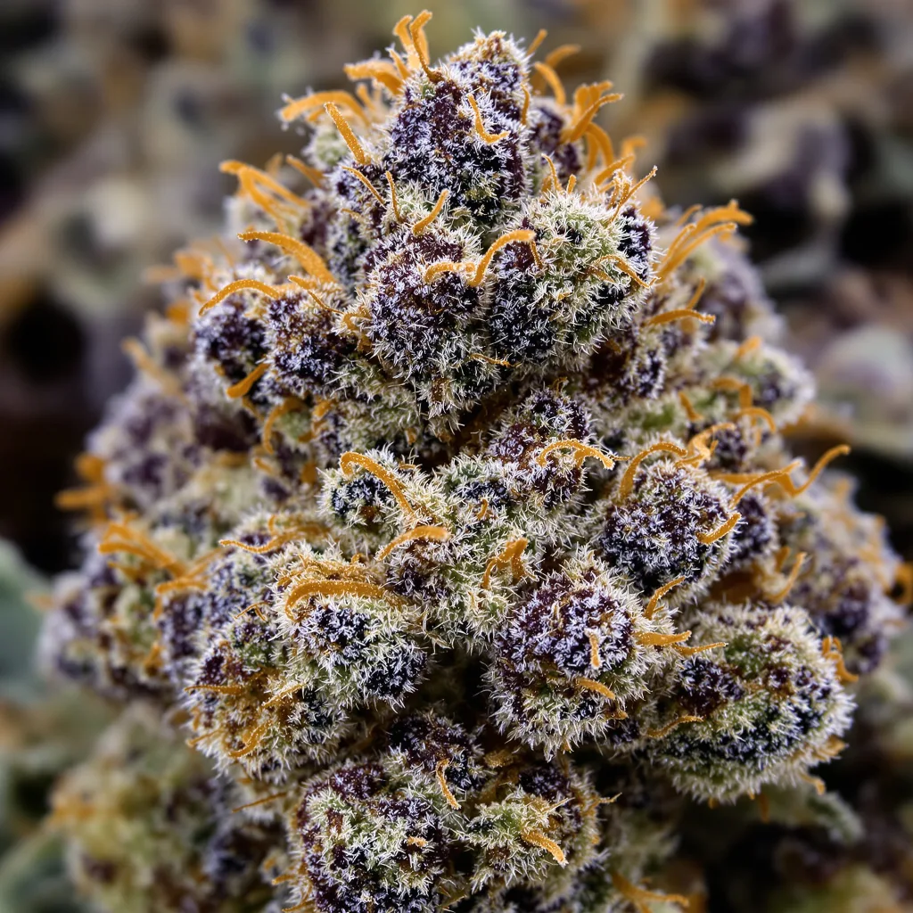 Purple Martian Kush cannabis plant in flowering stage, 90-130 cm feminized