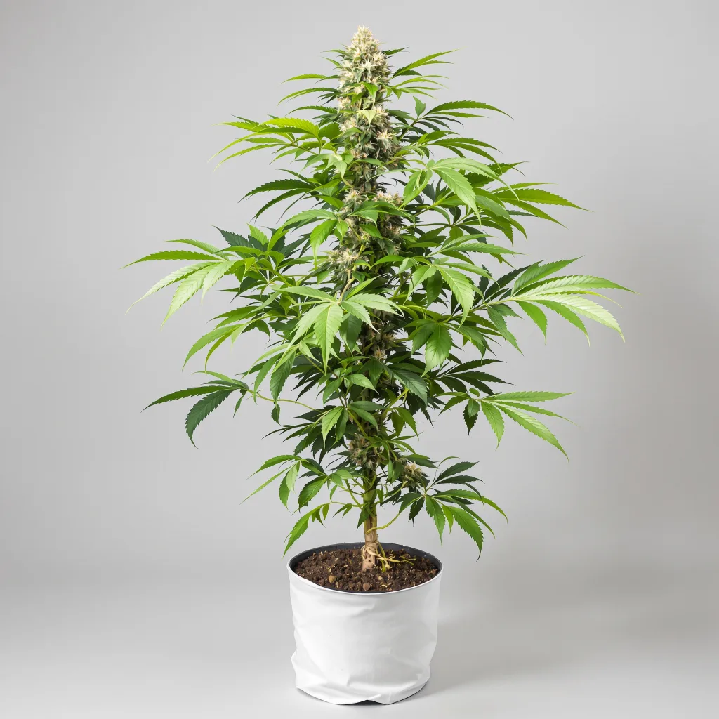 Rare Dankness #1 57% indica / 43% sativa flower with visible trichomes