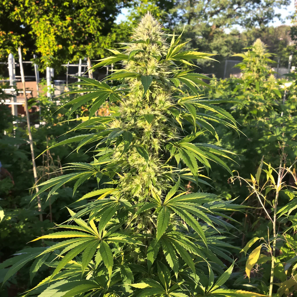 Red Congolese cannabis plant in flowering stage, 150-200 cm feminized