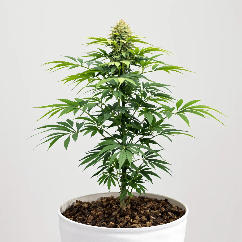 Red Eye OG 83% indica / 17% sativa flower with visible trichomes