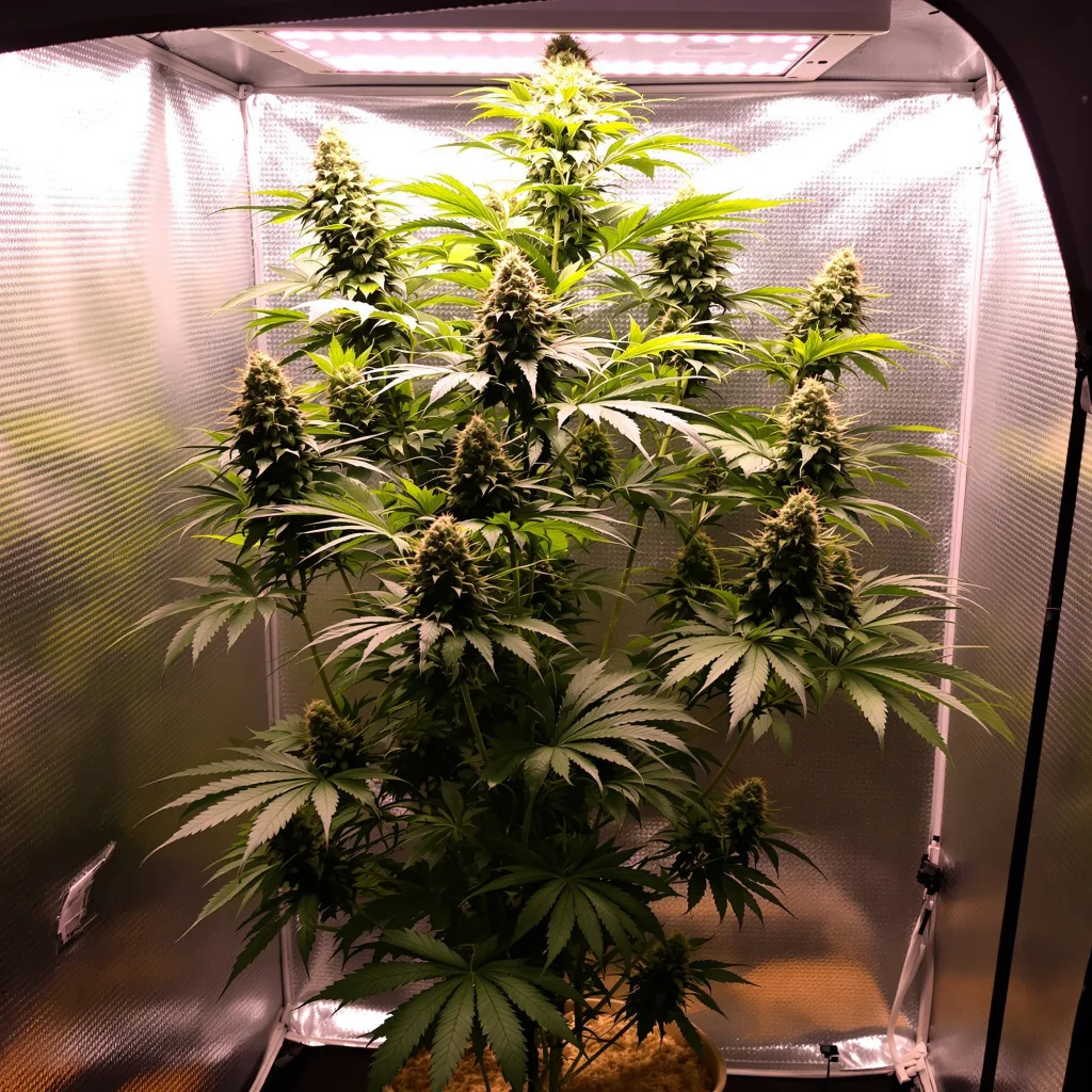 Red Headed Stranger cannabis plant in flowering stage — 150-200 cm feminized