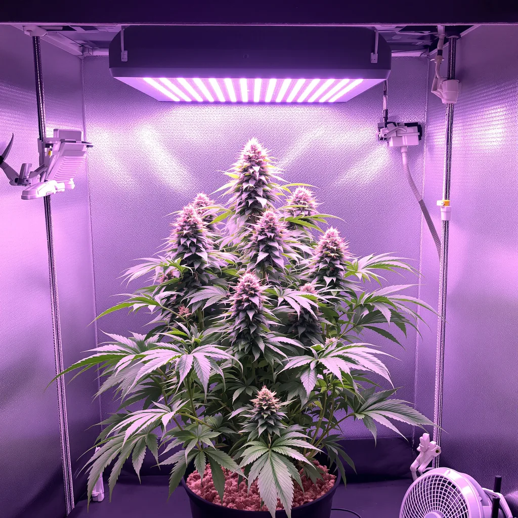 Reserve L.A.K. Federal cannabis plant in flowering stage, 60-100 cm autoflower