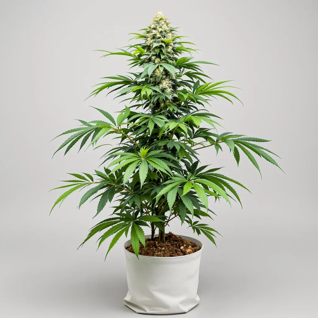 Royal Cheese 70% indica / 30% sativa flower with visible trichomes