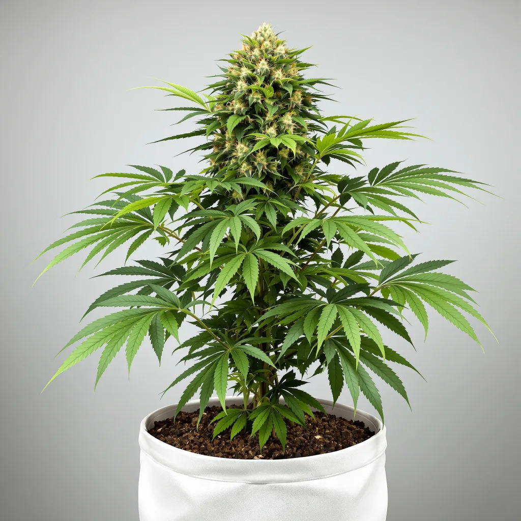 Royal Cheese 70% indica / 30% sativa flower with visible trichomes