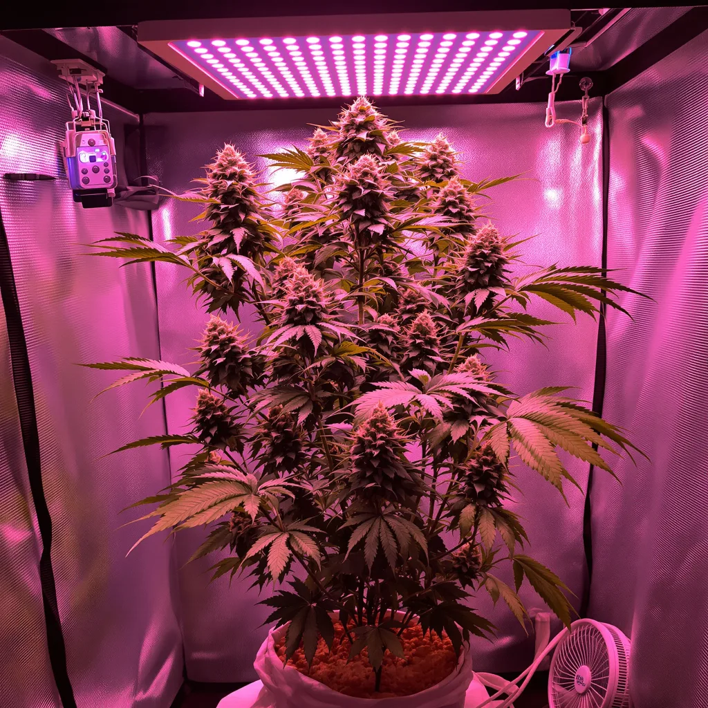 Royal Gorilla cannabis plant in flowering stage, 60-100 cm autoflower