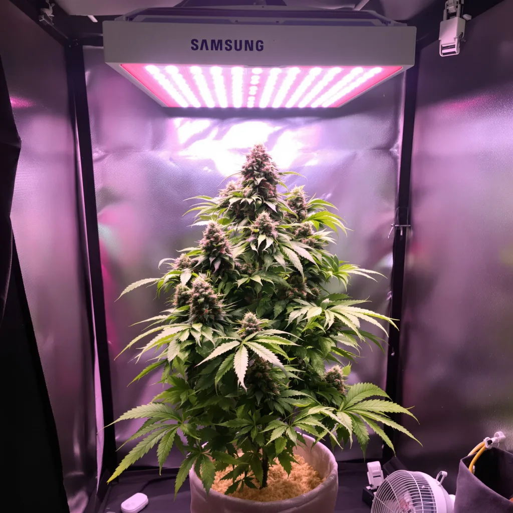 Scott's OG cannabis plant in flowering stage, 90-130 cm feminized
