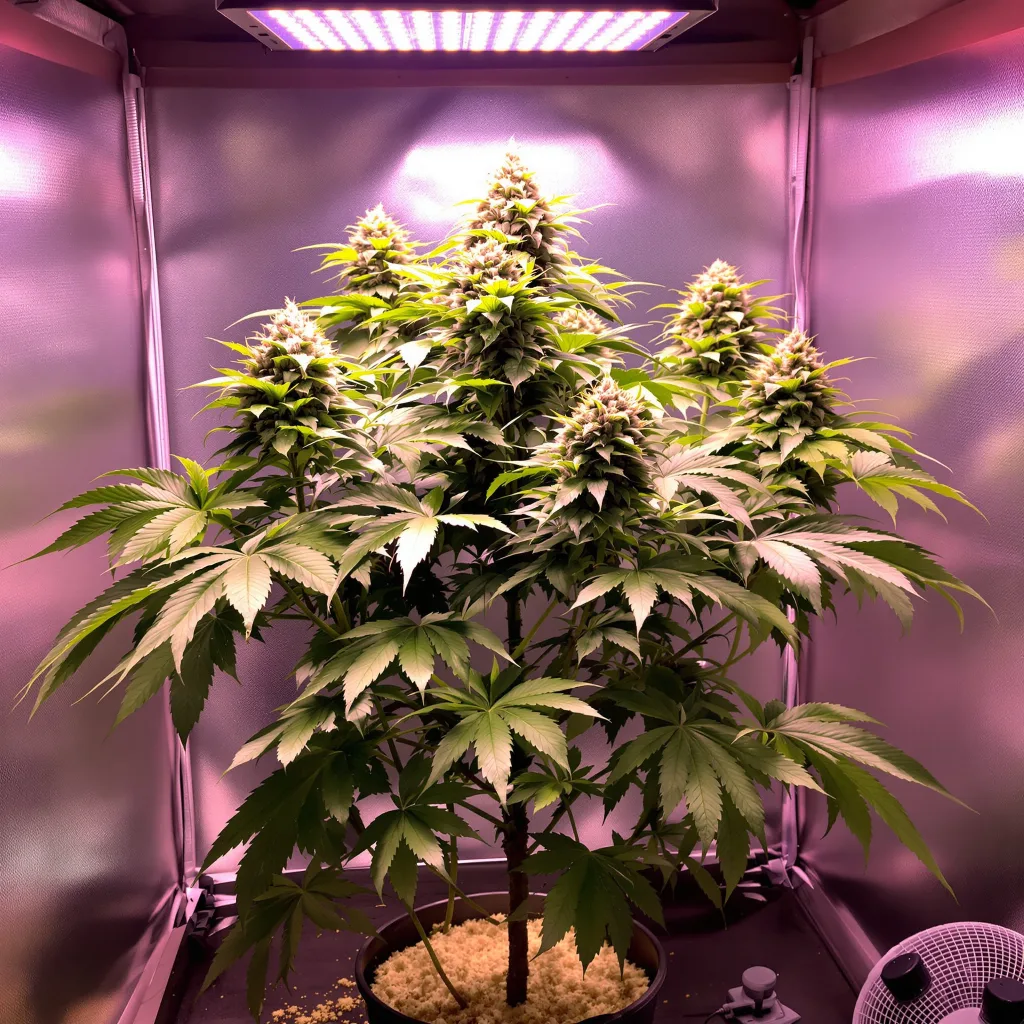 SFV OG cannabis plant in flowering stage — 90-130 cm feminized