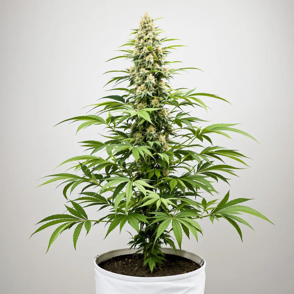 Sister Glue cannabis bud close-up showing balanced bud structure with frosted trichomes