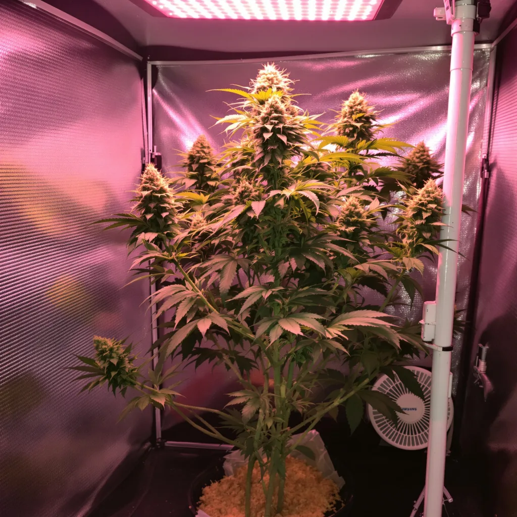 Six Shooter cannabis plant in flowering stage, 60-100 cm autoflower