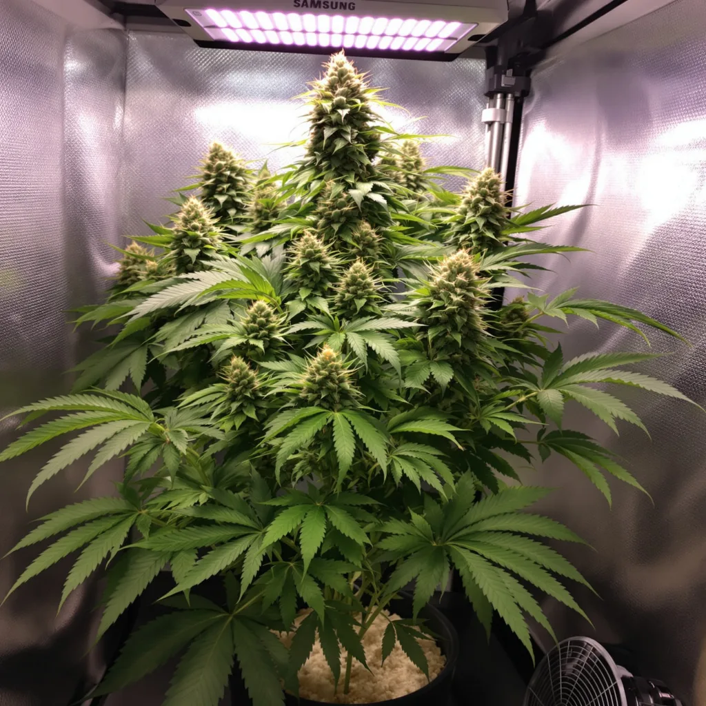Skunk cannabis plant in flowering stage, 60-100 cm autoflower