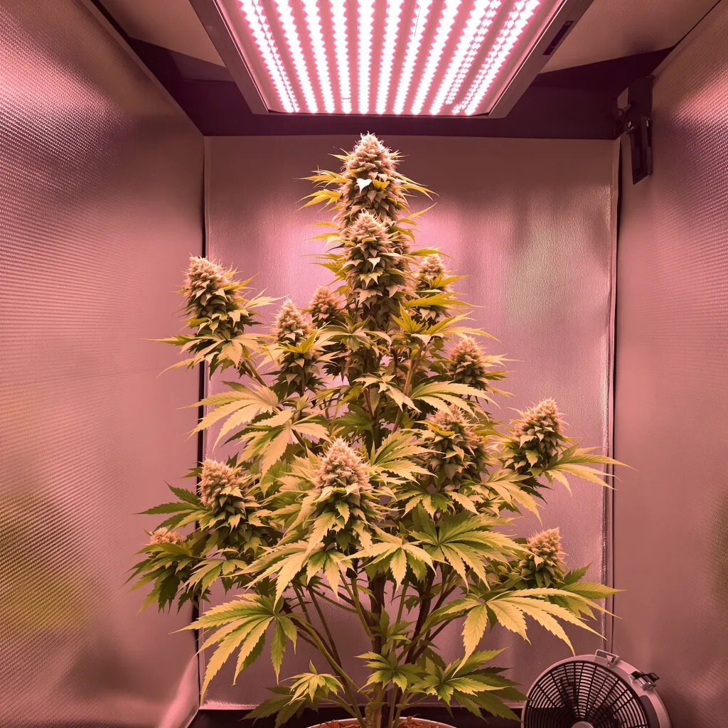 Sour Alien cannabis plant in flowering stage, 60-100 cm autoflower