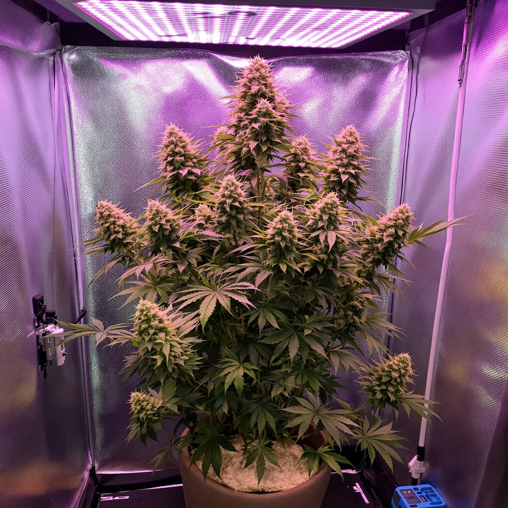 Sour Ape cannabis plant in flowering stage, 60-100 cm autoflower