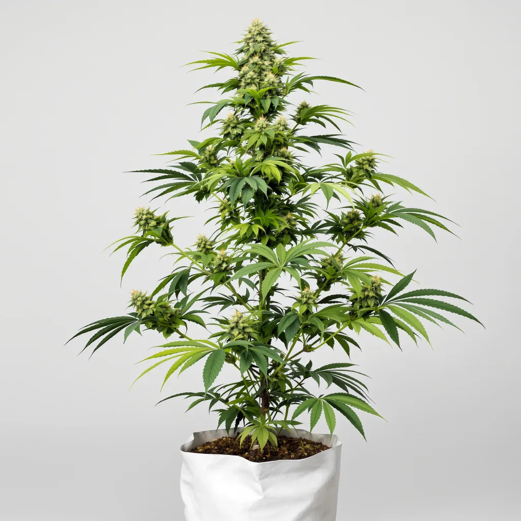 Sour Dubble 61% indica / 39% sativa flower with visible trichomes
