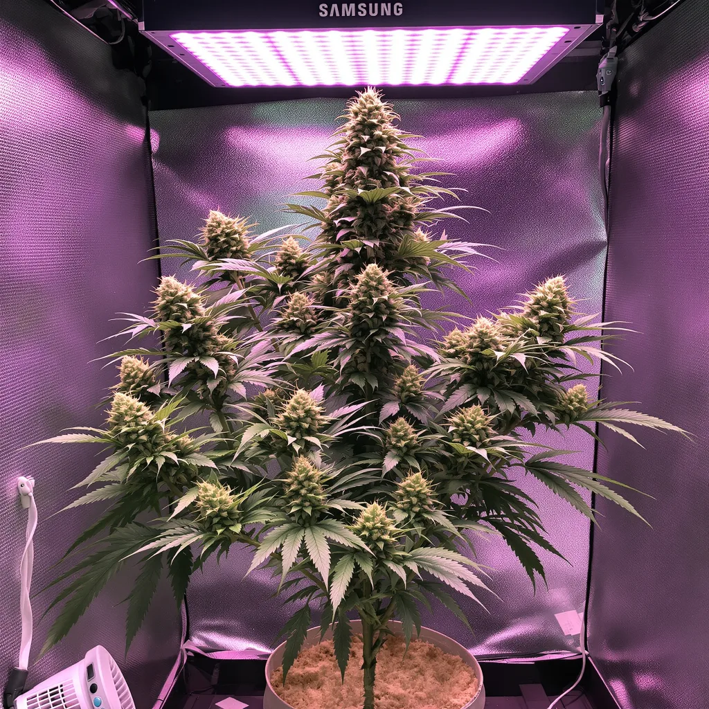 Sticky Dickie cannabis plant in flowering stage, 60-100 cm autoflower