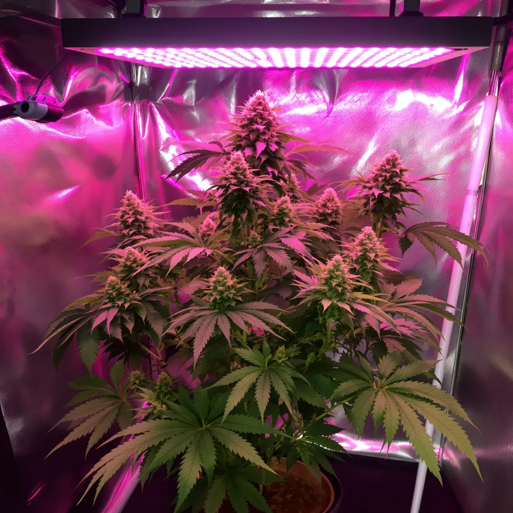 Sugar Black Rose 88% indica / 12% sativa flower with visible trichomes