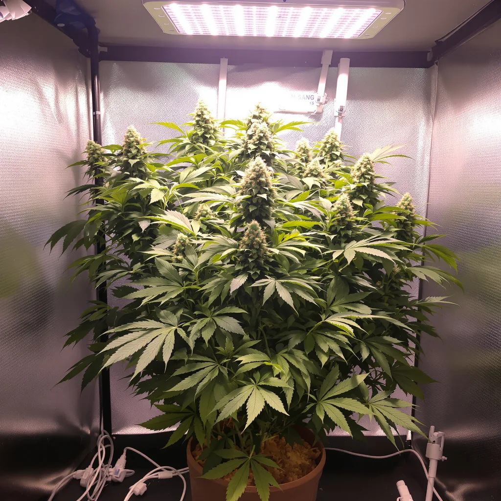 Super Bud cannabis plant in flowering stage, 60-100 cm autoflower