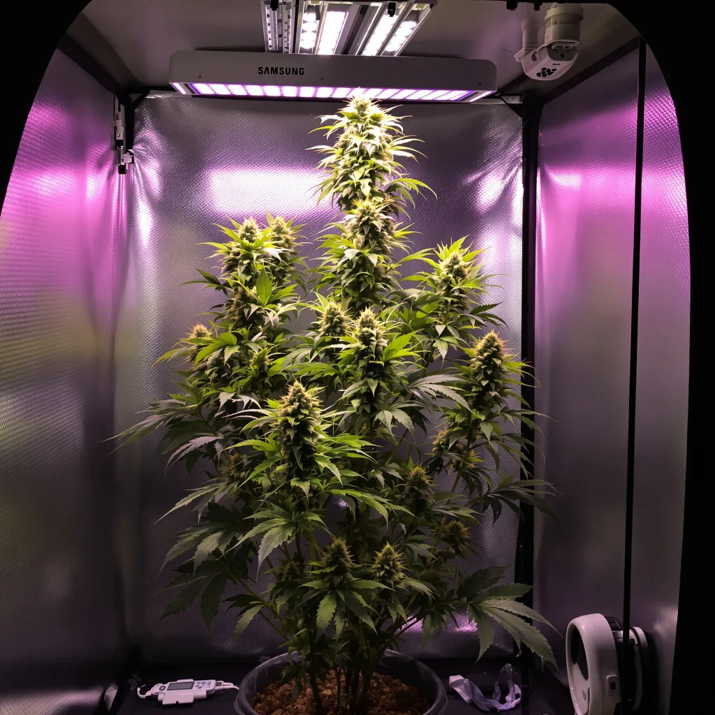 Super Lemon Haze cannabis plant in flowering stage — 150-200 cm feminized