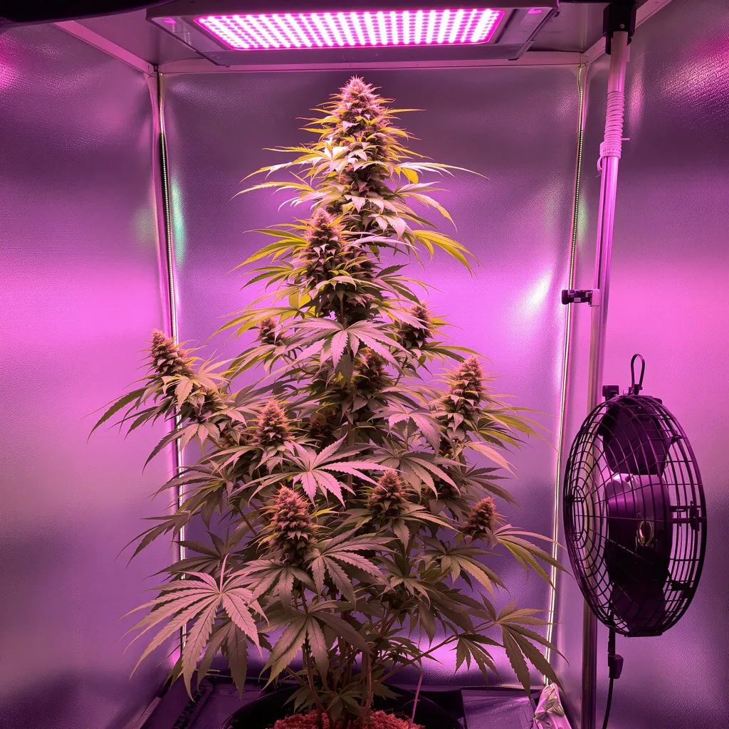 Super Silver Haze cannabis plant in flowering stage — 150-200 cm feminized
