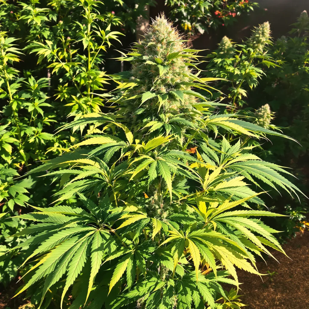 Sweet Baby Jane cannabis plant in flowering stage — 60-100 cm autoflower
