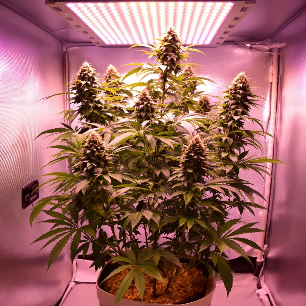 Sweet ZZ cannabis plant in flowering stage, 60-100 cm autoflower