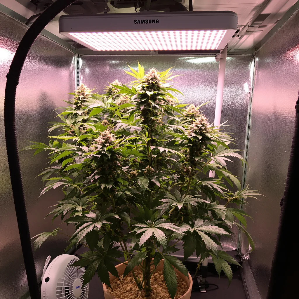 Swiss cannabis plant in flowering stage — 90-130 cm feminized