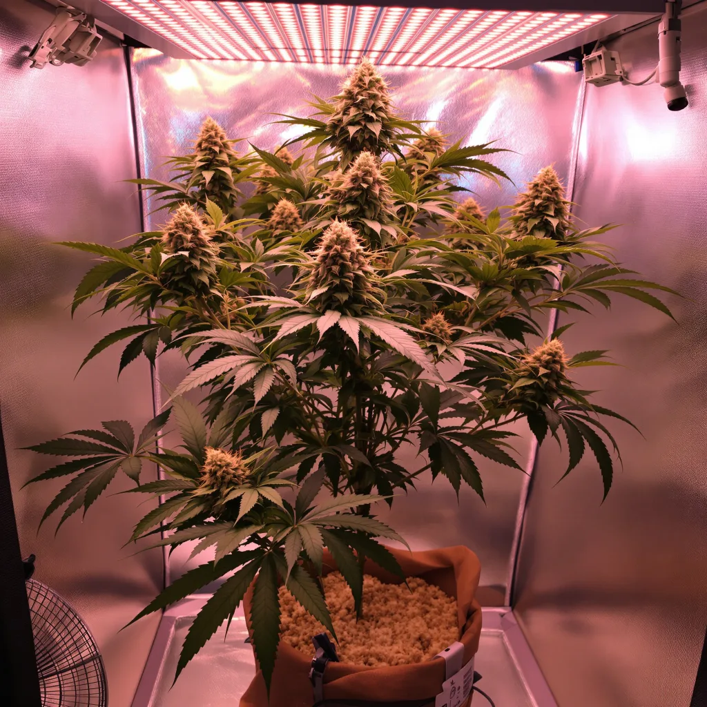 The OX cannabis plant in flowering stage, 60-100 cm autoflower