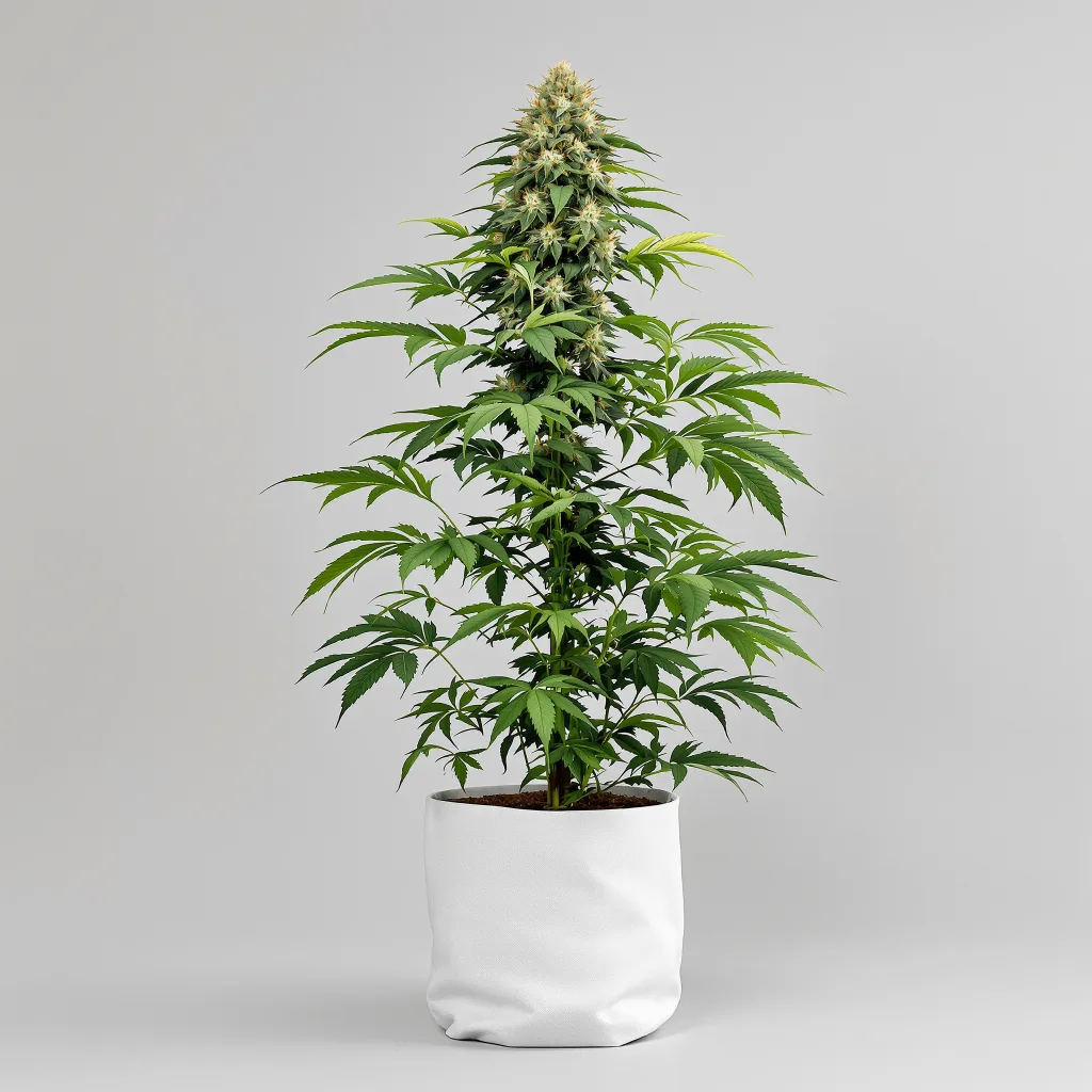 The Truth 40% indica / 60% sativa flower with visible trichomes