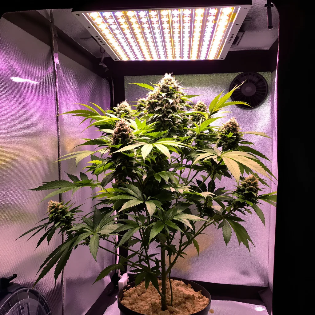 Training Day cannabis plant in flowering stage — 90-130 cm feminized