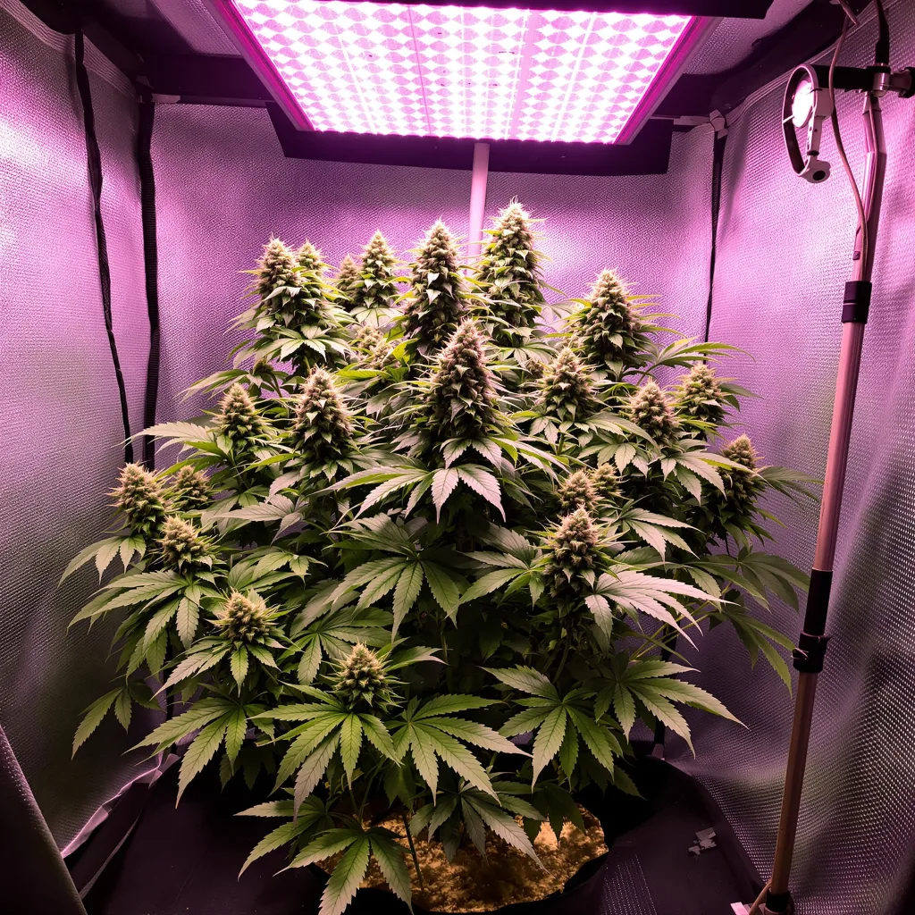 True OG cannabis plant in flowering stage, 90-130 cm feminized