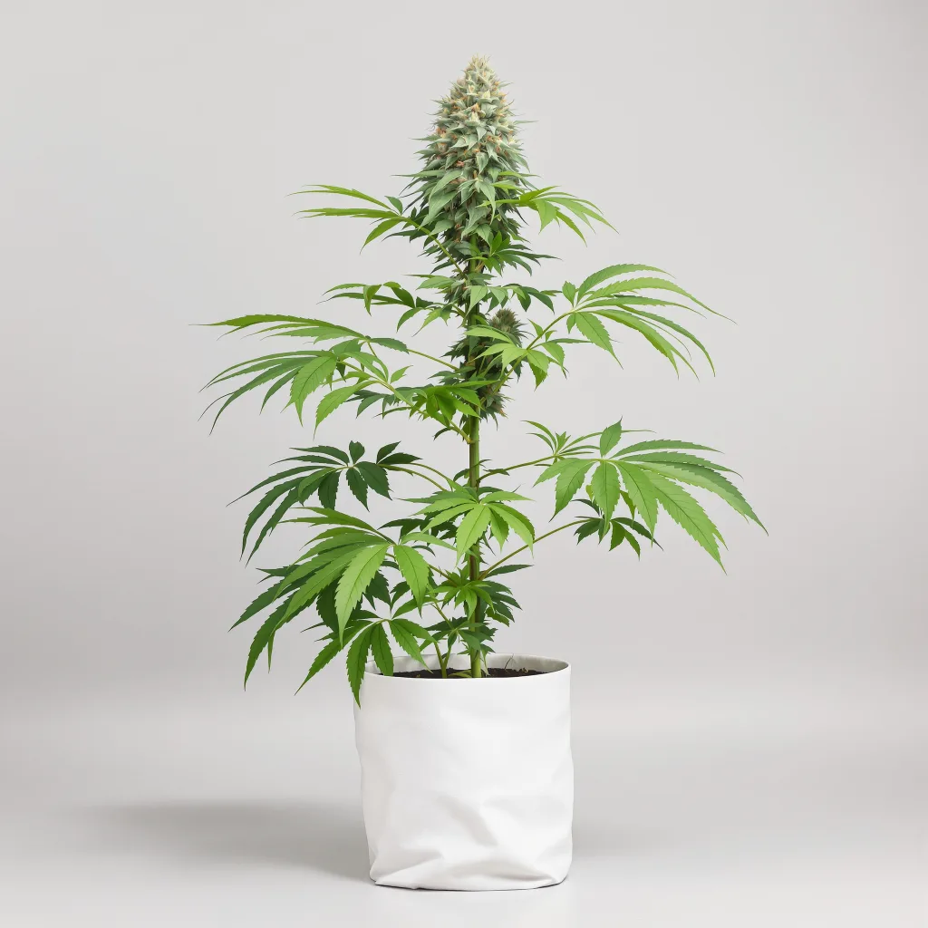 Tuna Kush 70% indica / 30% sativa flower with visible trichomes