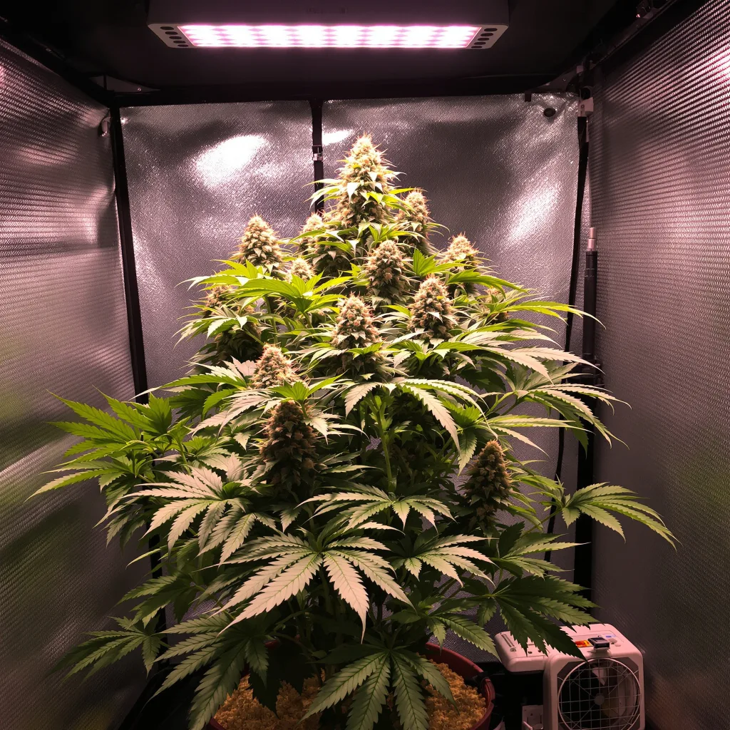 Tuna Kush cannabis plant in flowering stage — 90-130 cm feminized