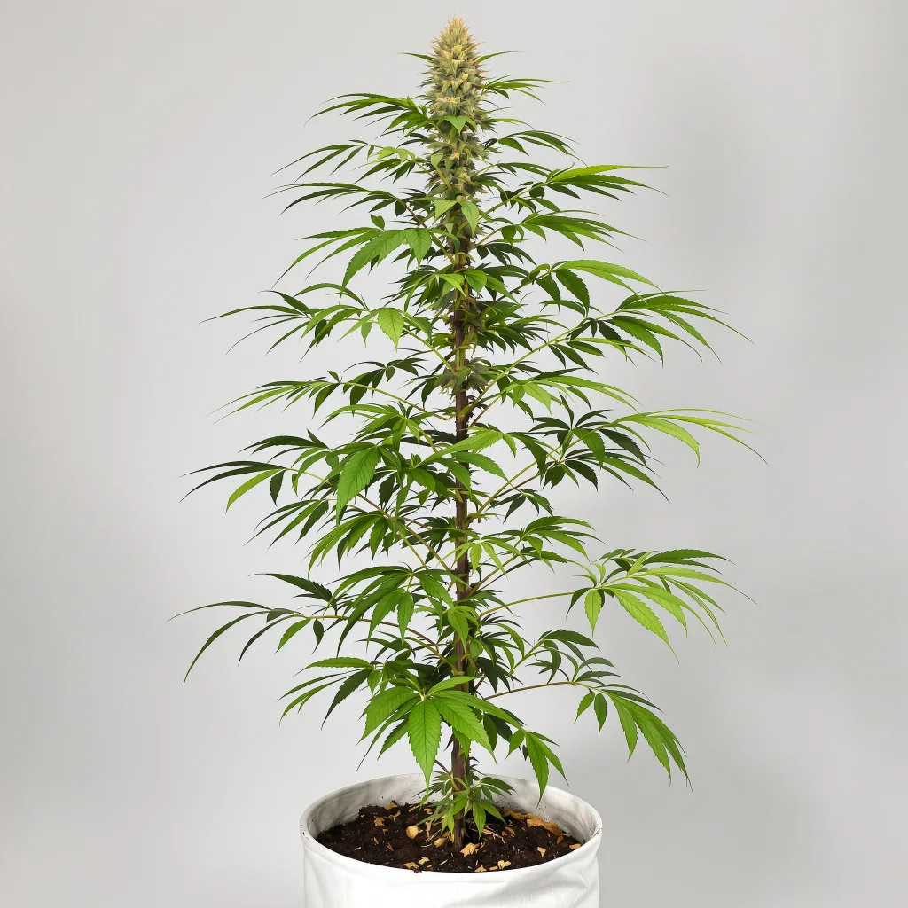 Turbo Mind Warp 20% indica / 80% sativa flower with visible trichomes