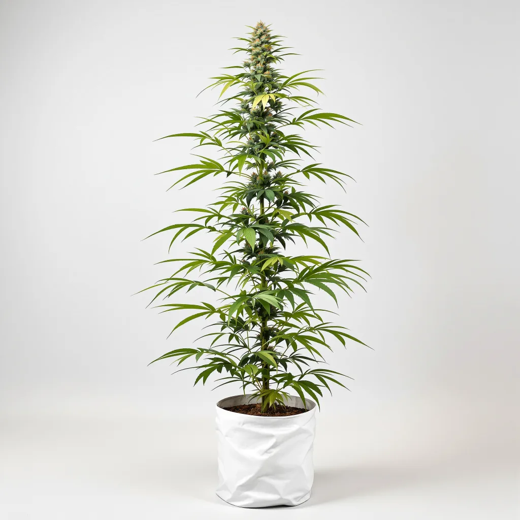 Turbo Mind Warp 20% indica / 80% sativa flower with visible trichomes