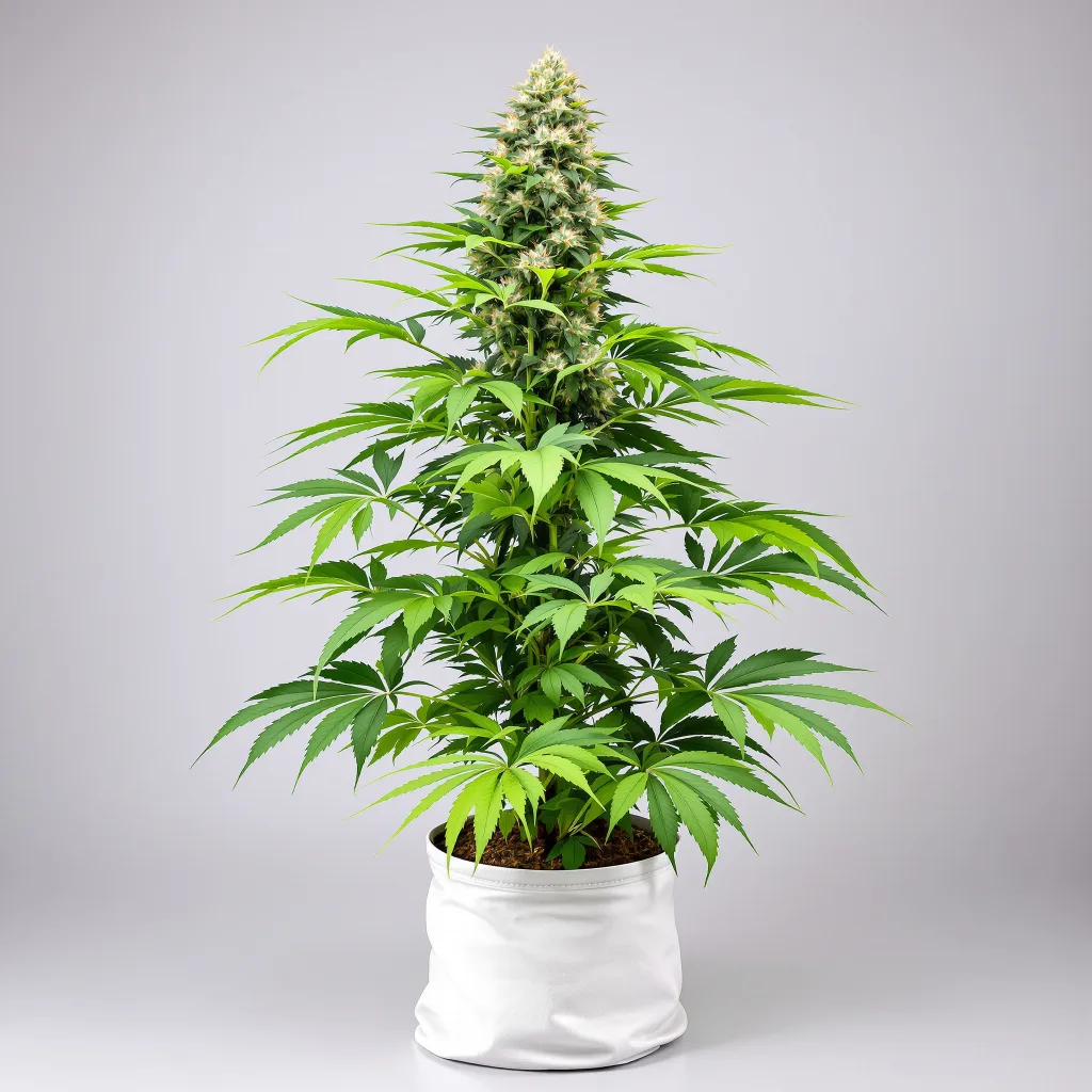 Vanilla Kush cannabis bud close-up showing dense purple-tinged calyxes