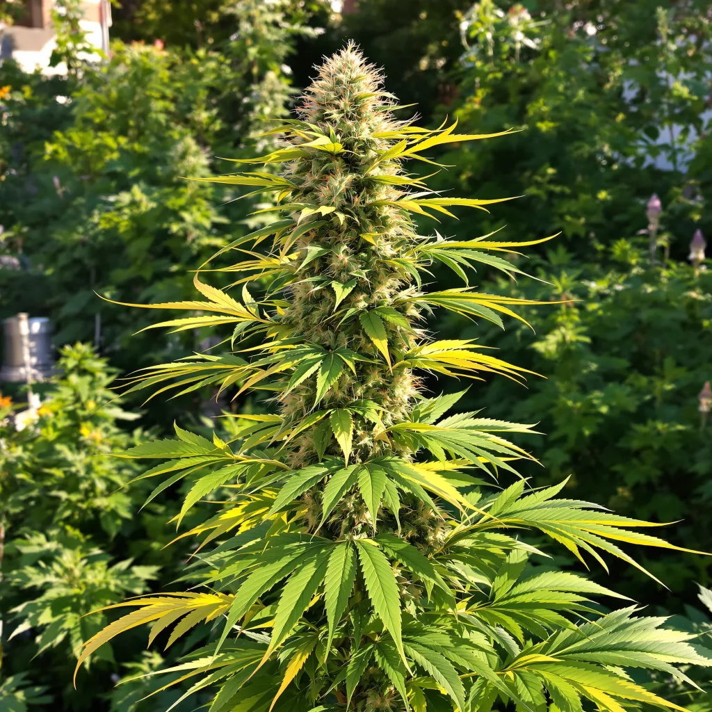 White Buffalo cannabis plant in flowering stage — 150-200 cm feminized