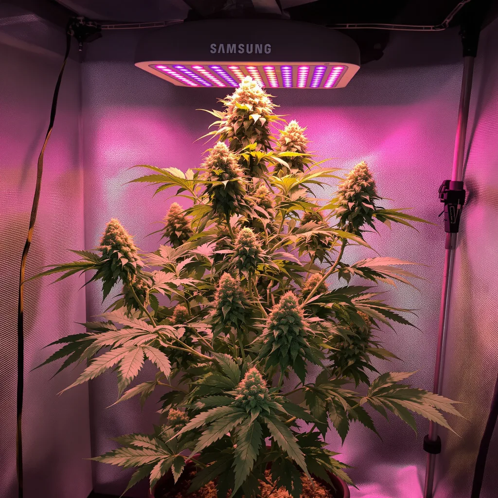 White Kush cannabis plant in flowering stage — 120-180 cm feminized