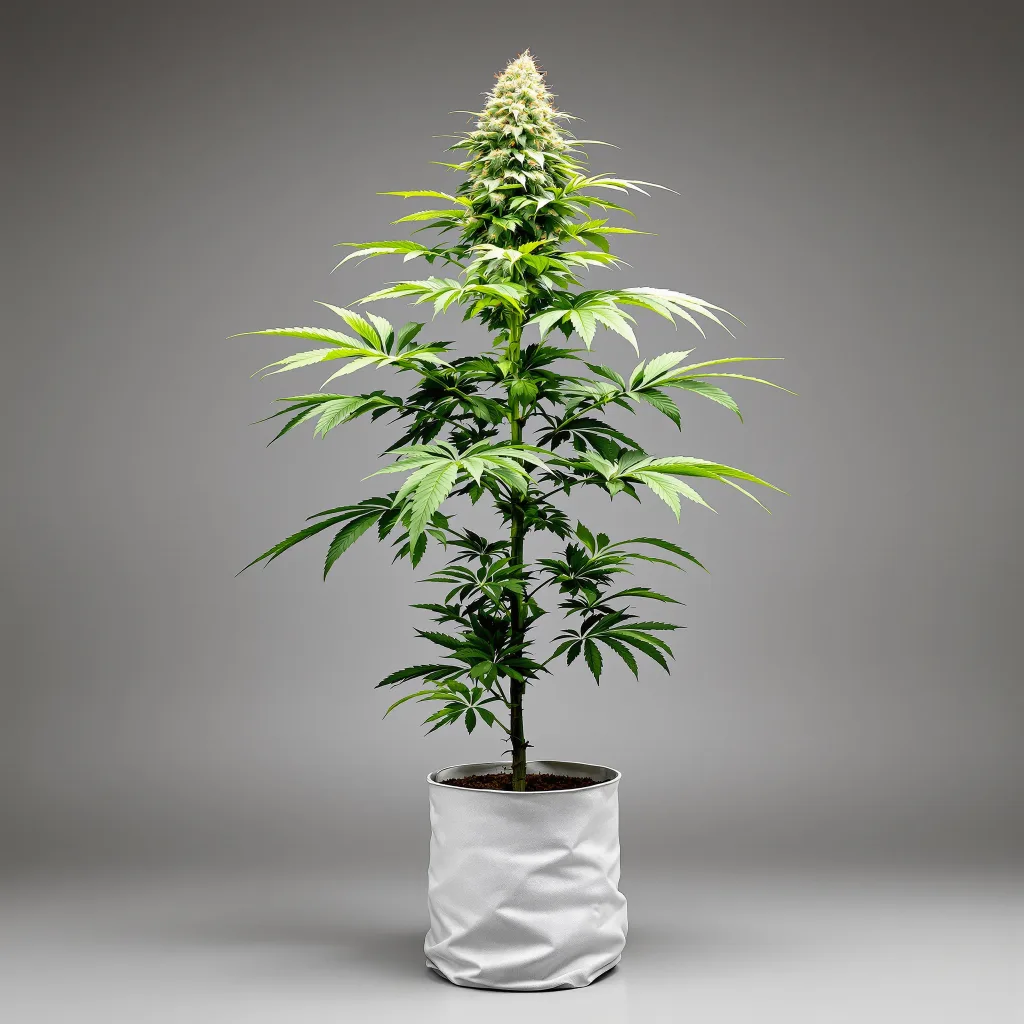 White Lightning 50% indica / 40% sativa flower with visible trichomes