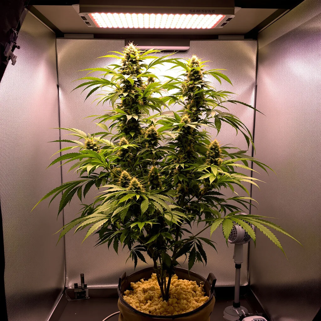 White Nightmare cannabis plant in flowering stage, 150-200 cm feminized