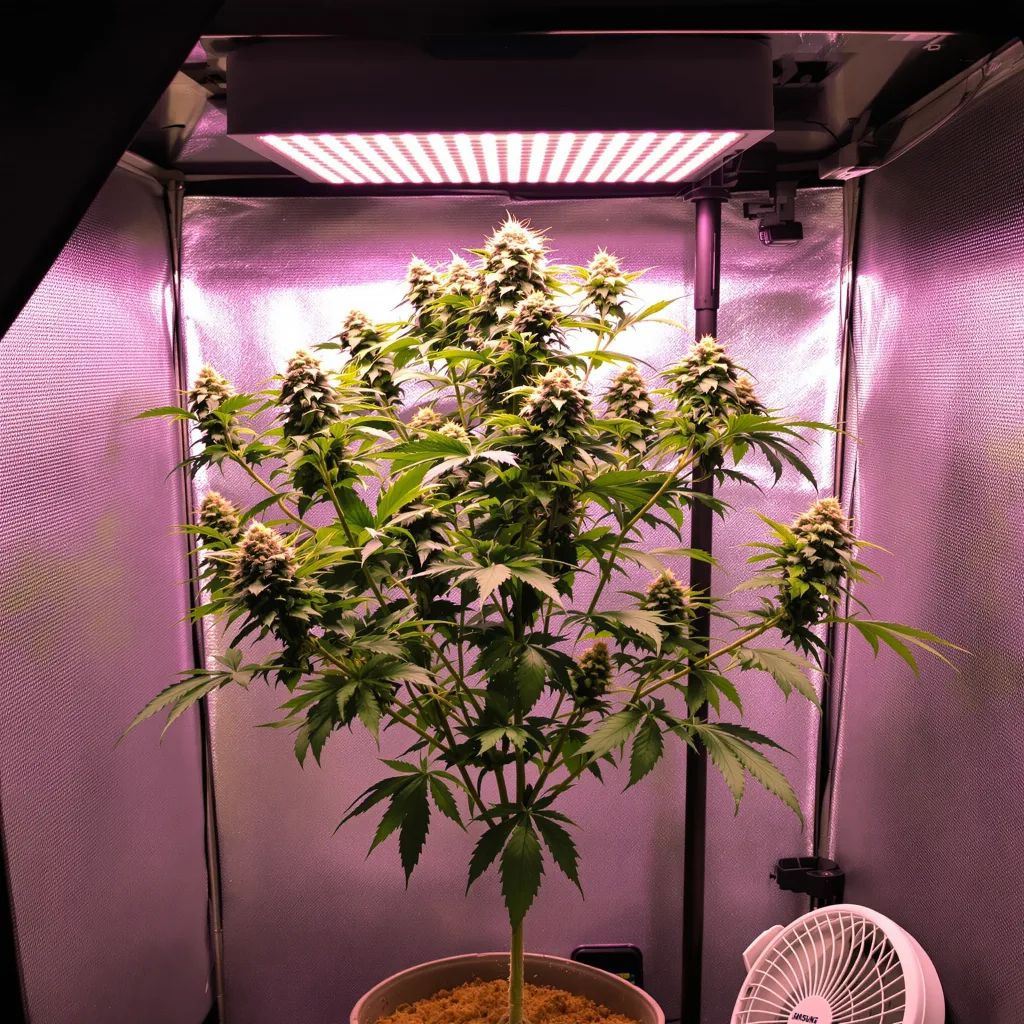 White Widow cannabis plant in flowering stage — 120-180 cm feminized